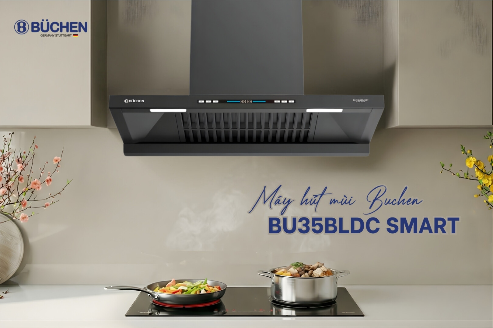 MÁY HÚT MÙI BUCHEN BU35BLDC SMART