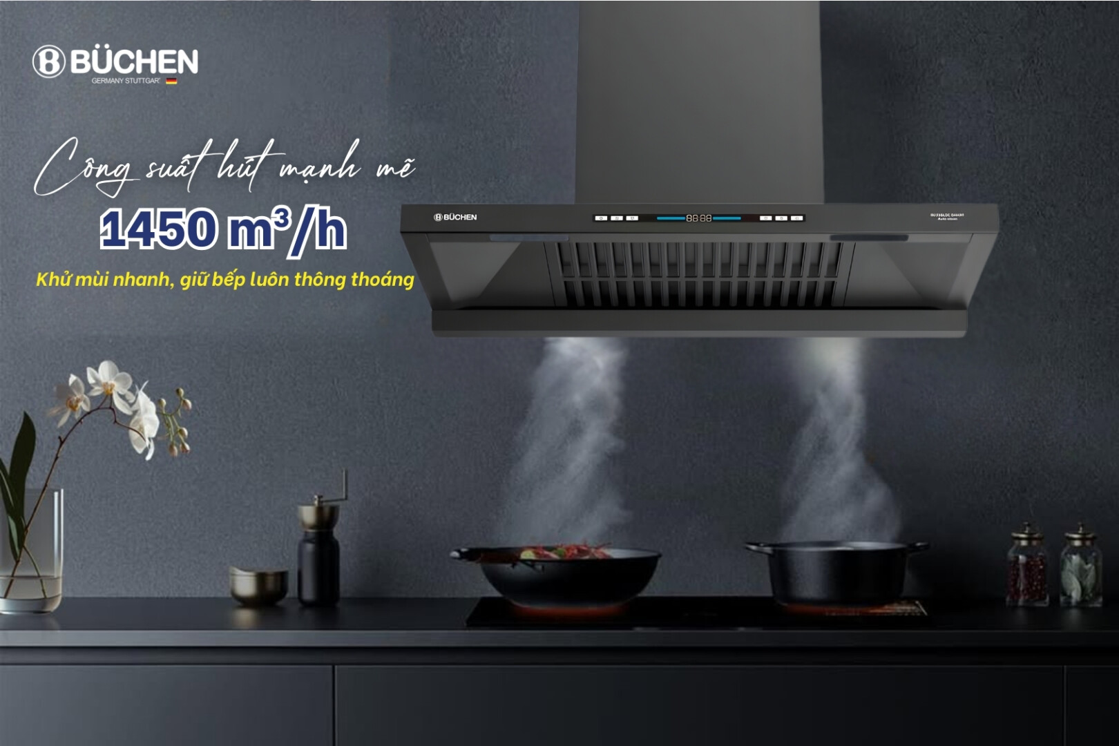 MÁY HÚT MÙI BUCHEN BU35BLDC SMART