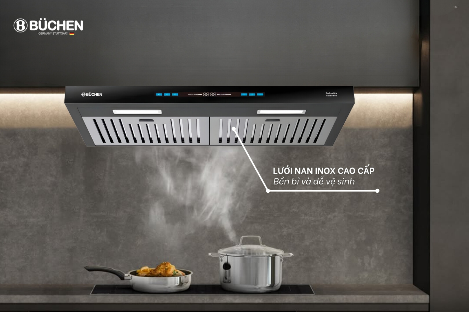 MÁY HÚT MÙI BUCHEN TURBO ULTRA