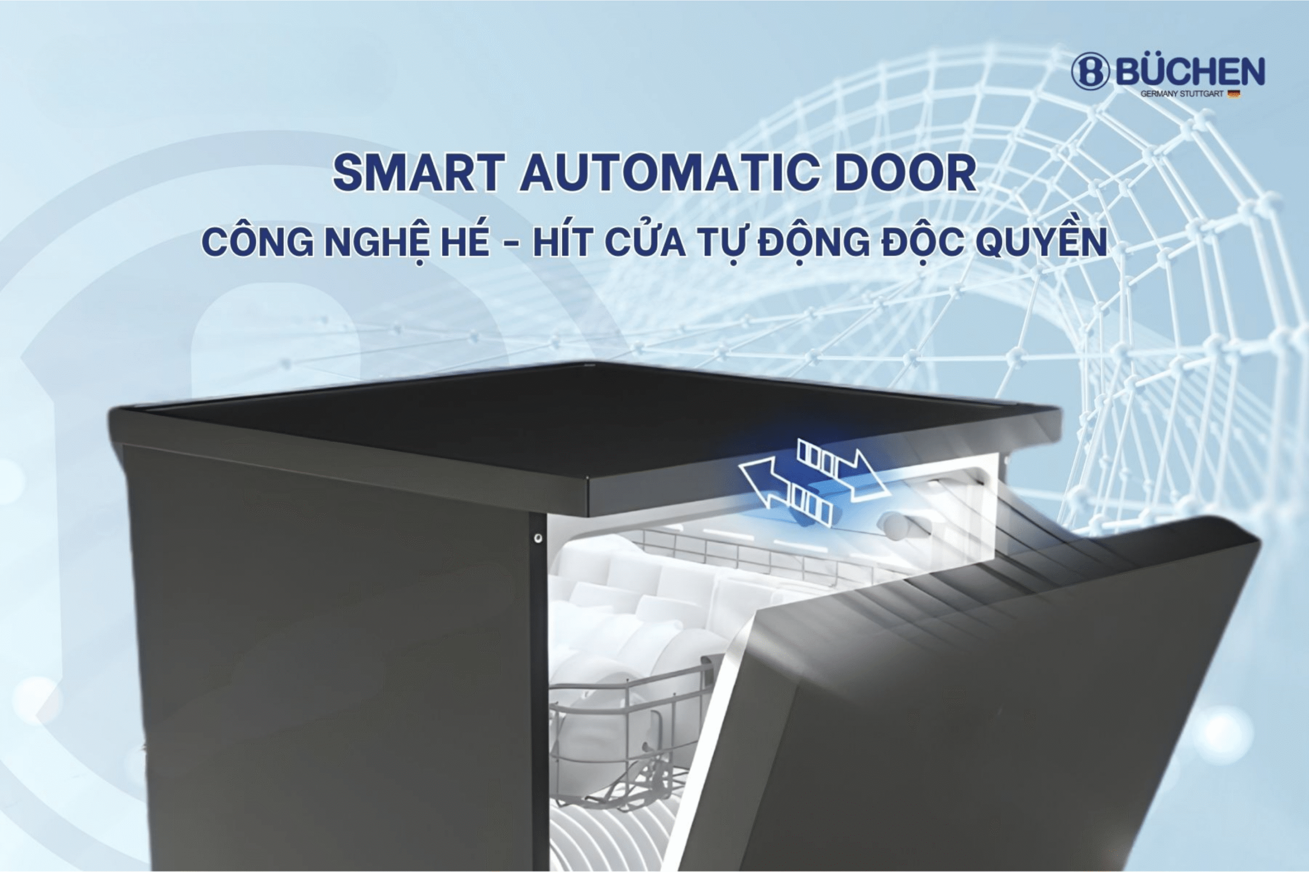 Máy rửa bát Buchen SMS16MKG Serie 6 (3)