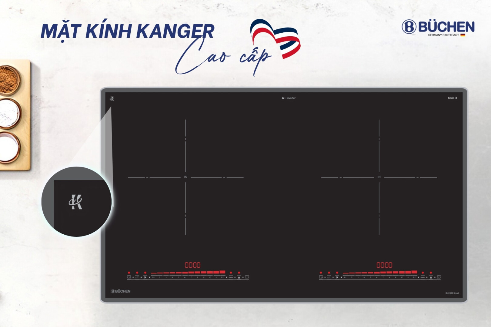 Bếp từ Buchen 338Smart