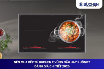 bếp từ Buchen 2 vùng nấu