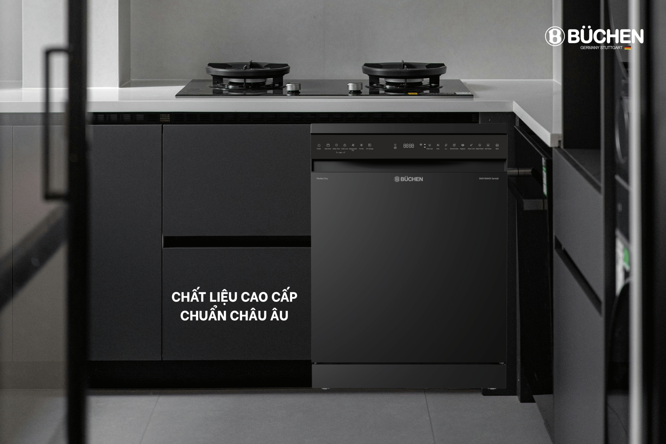 Máy rửa bát Buchen SMS16MKB Serie 6