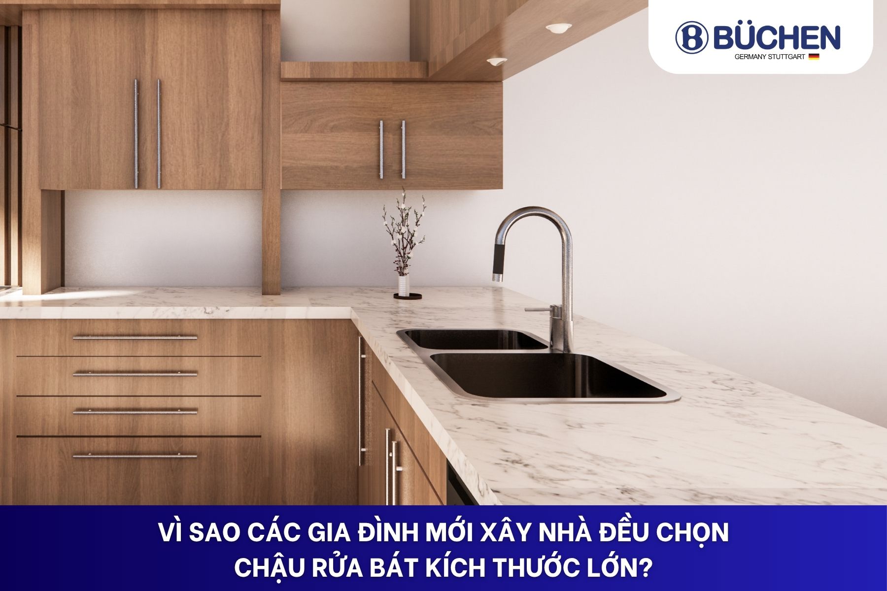Chậu rửa bát kích thước lớn