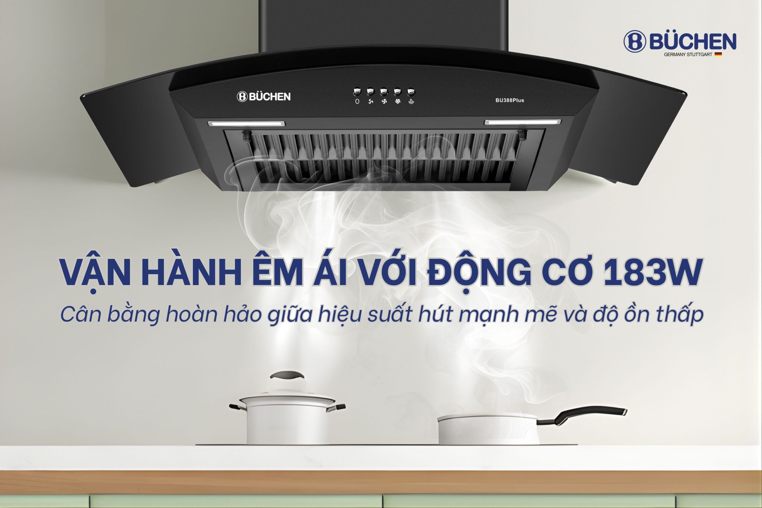 Máy hút mùi Buchen BU388Plus