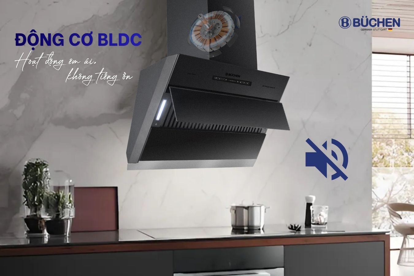 Máy hút mùi Buchen BU87BLDC Serie|6