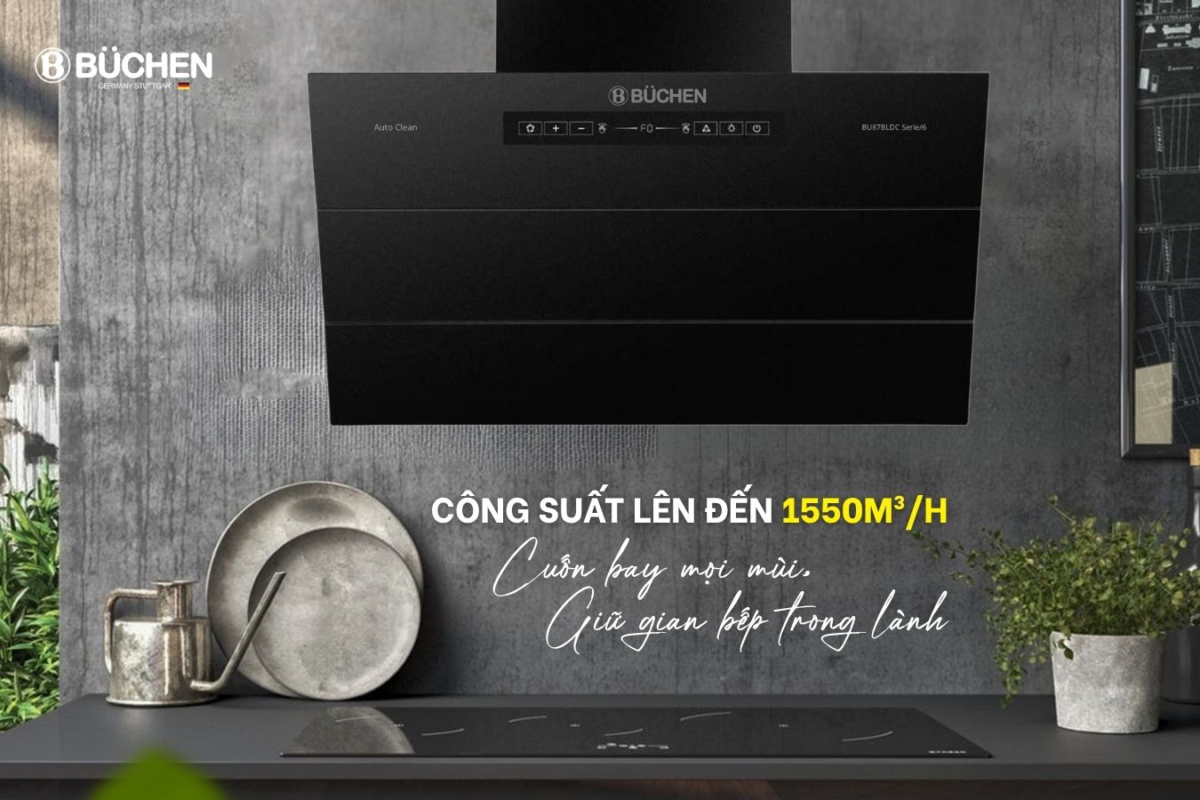 Máy hút mùi Buchen BU87BLDC Serie|6